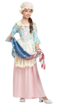 Patriotic Colonial Girl Costume