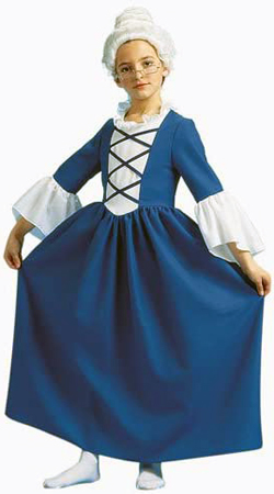 Kids Martha Washington Costume 11297